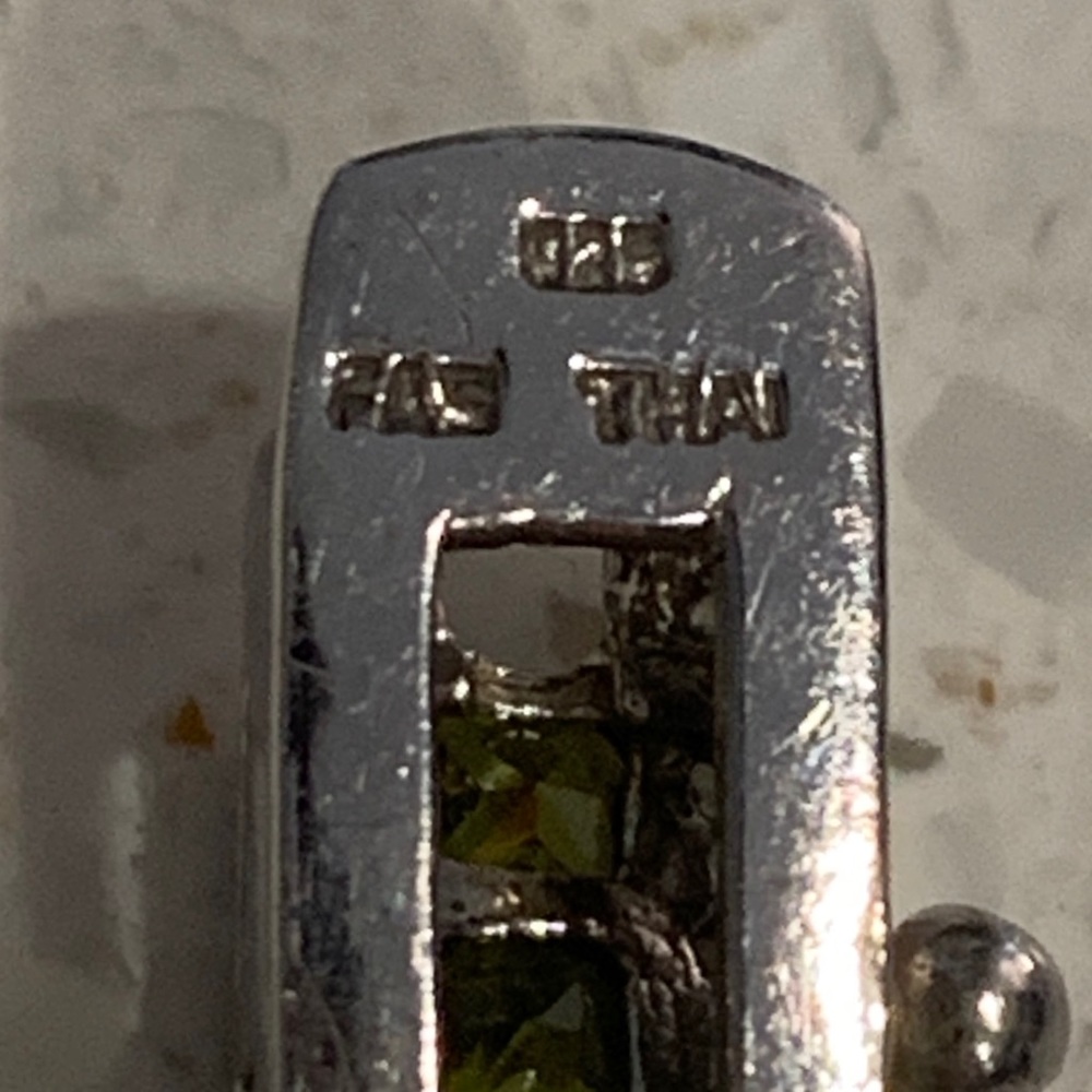 💎 SOLD NWOT Gorgeous Silver Gemstones Bracelet - Picture 8 of 8